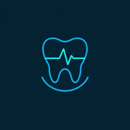 Tooth and pulse icon.
